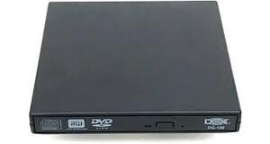 GRAVADOR DVD EXTERNO DEX USB 2.0 PRETO DG-100