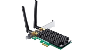 PLACA DE REDE WIRELESS PCI EXPRESS TP-LINK T4E AC1200 DUAL BAND 2 ANTENAS