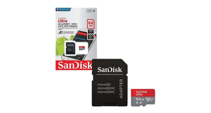 MEMORY CARD MICRO SD 64GB SANDISK ULTRA CLASSE 10